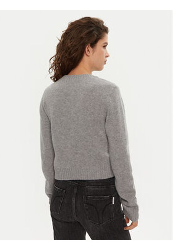 Miss Sixty Sweter 6L4RJ4360000 Szary Regular Fit. Kolor: szary. Materiał: wełna