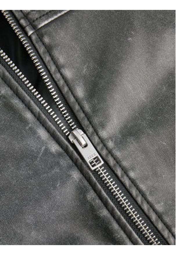 JJXX Kurtka z imitacji skóry Tora 12262126 Czarny Regular Fit. Kolor: czarny. Materiał: skóra