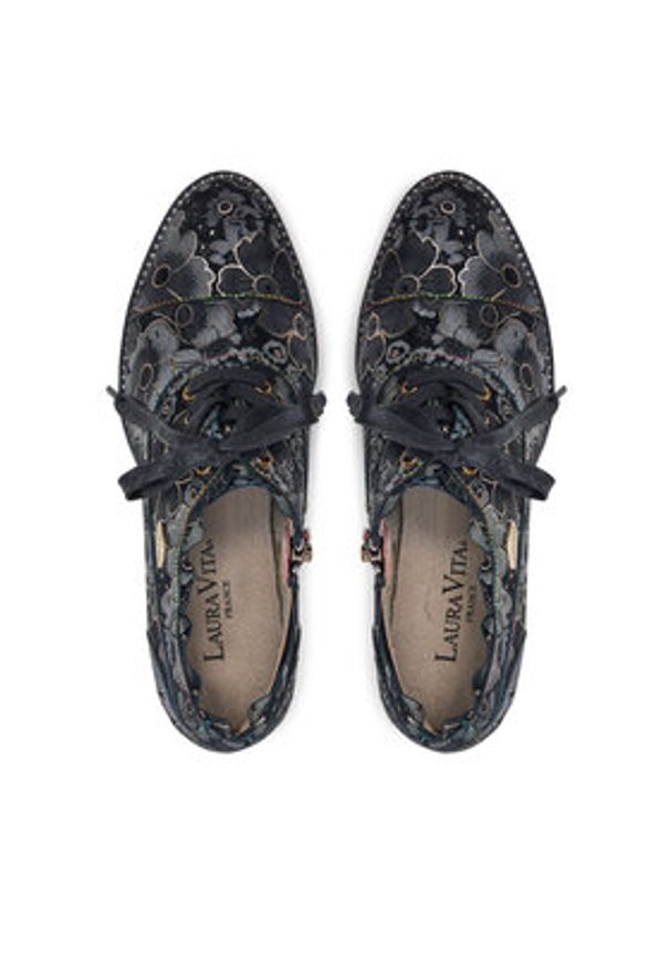 Laura Vita Półbuty Elcodieo 231 Czarny. Kolor: czarny. Materiał: skóra