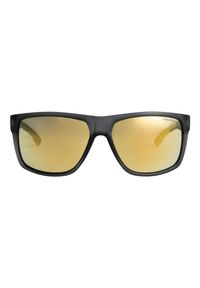 Quiksilver - Okulary przeciwsłoneczne z polaryzacją dla Mężczyzn TRANSMISSION P Multicolore. Kolor: szary. Materiał: nylon