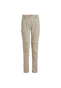 CRAGHOPPERS - Spodnie turystyczne damskie Craghoppers NosiLife Pro Convertible Trouser III. Kolor: biały. Sport: turystyka piesza