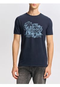 Reserved - T-shirt The Beach Boys - granatowy. Kolor: niebieski. Materiał: dzianina, bawełna #1