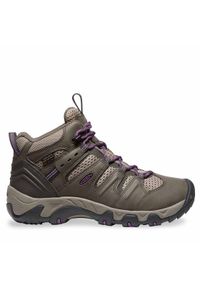 keen - Keen Trekkingi Koven Mid Wp Bungee 1024027 Brązowy. Kolor: brązowy