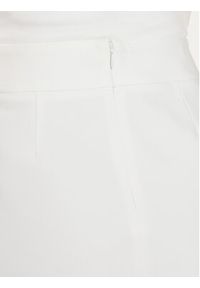 Morgan Spódnica mini 241-JEON Écru Regular Fit. Materiał: bawełna