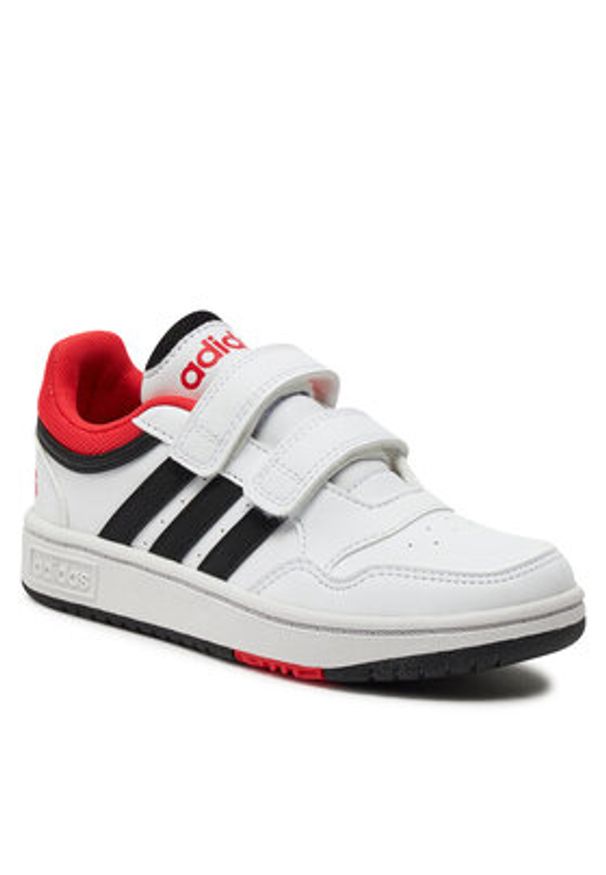Adidas - adidas Sneakersy Hoops Lifestyle H03863 Biały. Kolor: biały. Materiał: materiał