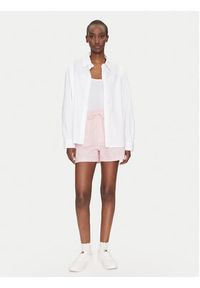 Tommy Jeans Szorty materiałowe DW0DW20360 Różowy Regular Fit. Kolor: różowy. Materiał: bawełna