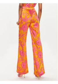 Morgan Spodnie materiałowe 241-PMING Pomarańczowy Regular Fit. Kolor: pomarańczowy. Materiał: syntetyk