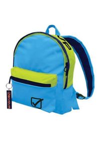 Stylowy Givova plecak uniwersytecki w kolorze turkusowym i fluo. Kolor: żółty, niebieski, wielokolorowy. Styl: elegancki #1