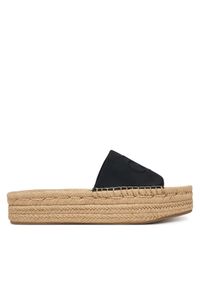 Calvin Klein Espadryle Ebeth HW0HW02894 Czarny. Kolor: czarny. Materiał: materiał #1
