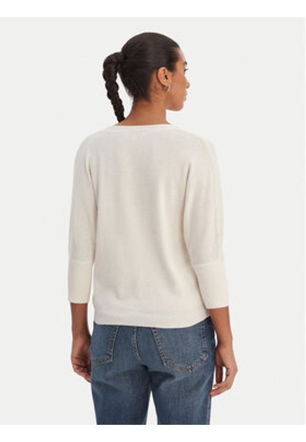 Morgan Kardigan 251-MBATSI Écru Slim Fit. Materiał: syntetyk