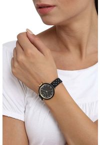 Kate Spade Zegarek damski kolor czarny. Kolor: czarny. Materiał: tworzywo sztuczne, materiał #5