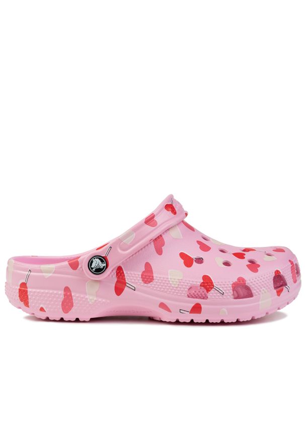 Sandały damskie na basen Crocs VDAY CLOG. Kolor: czerwony, wielokolorowy, różowy