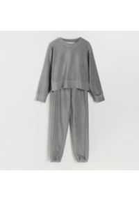 Reserved - Dwucześciowa piżama - Szary. Kolor: szary #1