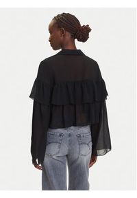 only - ONLY Bluzka Suzzi 15360661 Czarny Regular Fit. Kolor: czarny. Materiał: syntetyk #5