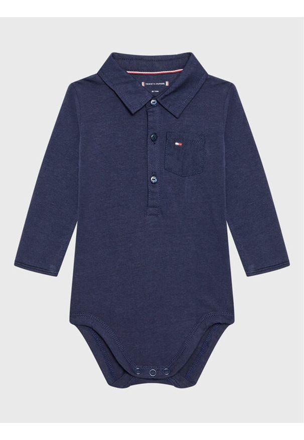 TOMMY HILFIGER - Body dziecięce Tommy Hilfiger. Kolor: niebieski