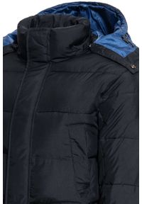 Lee - LEE PUFFER JACKET MĘSKA KURTKA ZIMOWA LOGO L87XUM01. Materiał: jeans, puch. Sezon: zima #9