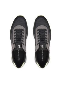 Calvin Klein Jeans Sneakersy Hike Runner Casual Ny-Su YM0YM01292 Czarny. Okazja: na co dzień. Kolor: czarny. Materiał: skóra #6