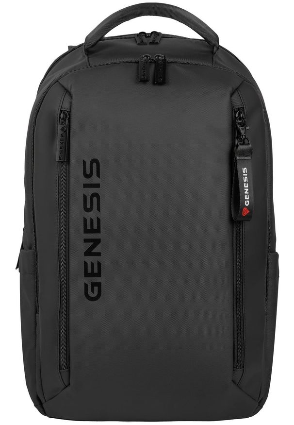 Plecak Genesis Pallad 510 17.3'' czarny. Kolor: czarny. Materiał: materiał, neopren. Styl: casual, biznesowy