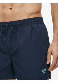 Guess Szorty kąpielowe F6GT25 WG282 SHORT Granatowy Regular Fit. Kolor: niebieski. Materiał: syntetyk #3