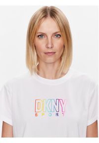 DKNY Sport T-Shirt DP3T8782 Biały Classic Fit. Kolor: biały. Materiał: bawełna. Styl: sportowy #4