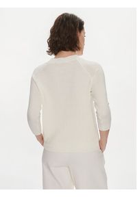 Weekend Max Mara Sweter Linz 2415361071 Biały Regular Fit. Kolor: biały. Materiał: bawełna #5