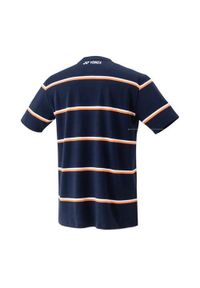 YONEX - Koszulka sportowa męska Yonex CTM166203118. Kolor: niebieski. Materiał: bawełna. Długość rękawa: krótki rękaw. Długość: krótkie