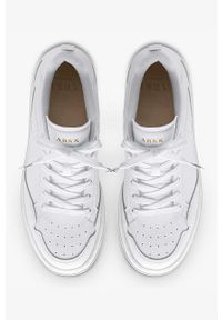 ARKK Copenhagen - Arkk Copenhagen sneakersy skórzane Visuklass Stratr65 kolor biały. Nosek buta: okrągły. Zapięcie: sznurówki. Kolor: biały. Materiał: skóra #3