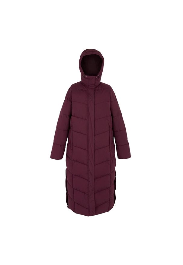 Regatta - Kurtka Ocieplana Damska Eloria. Kolor: fioletowy. Materiał: puch. Sport: turystyka piesza