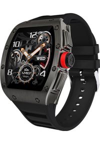 Smartwatch Kumi GT1 Czarny (KU-GT1/BK). Rodzaj zegarka: smartwatch. Kolor: czarny