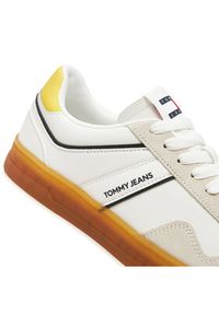 Tommy Jeans Sneakersy Tjm Leather Retro Cupsole EM0EM01414 Écru #5