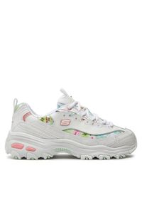 skechers - Skechers Sneakersy D'Lites-Blooming Fields 149794/WMLT Biały. Kolor: biały