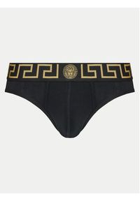VERSACE - Versace Komplet 3 par slipów AU10327 1A10011 Czarny. Kolor: czarny. Materiał: bawełna