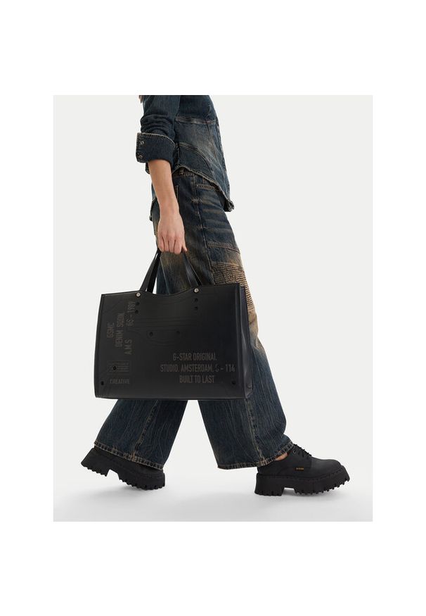 G-Star RAW - Torebka G-Star Raw. Kolor: czarny