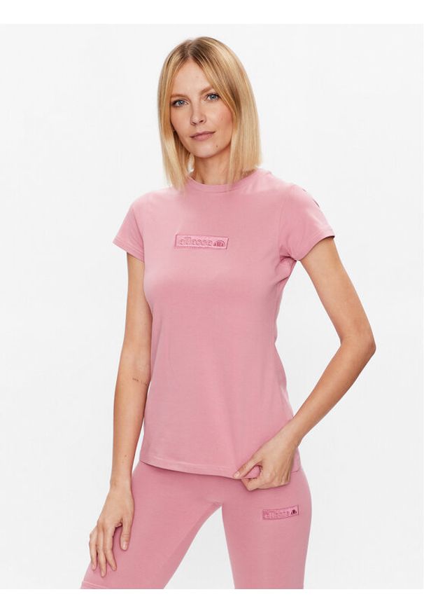 Ellesse T-Shirt Crolo SGR17898 Różowy Regular Fit. Kolor: różowy. Materiał: bawełna