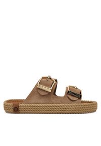 Bohonomad Espadryle Sydney SYD.12-00044 Beżowy. Kolor: beżowy. Materiał: skóra