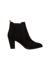 Botki Bayla-161 077 39498 Black Nubuck 161549, Czarny, Skóra naturalna - 38. Okazja: na co dzień. Zapięcie: bez zapięcia. Kolor: czarny. Szerokość cholewki: normalna. Wysokość cholewki: za kostkę. Materiał: nubuk. Sezon: zima, jesień. Obcas: na obcasie. Styl: elegancki, casual. Wysokość obcasa: średni #1