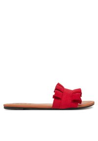 Klapki Pieces. Kolor: czerwony #1