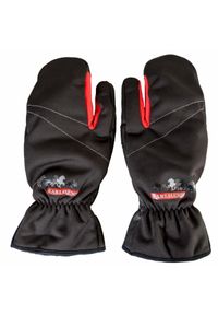 KARLSLUND - Rękawice narciarskie Karlslund Lux. Kolor: wielokolorowy, czarny, czerwony. Materiał: skóra. Sport: narciarstwo #1