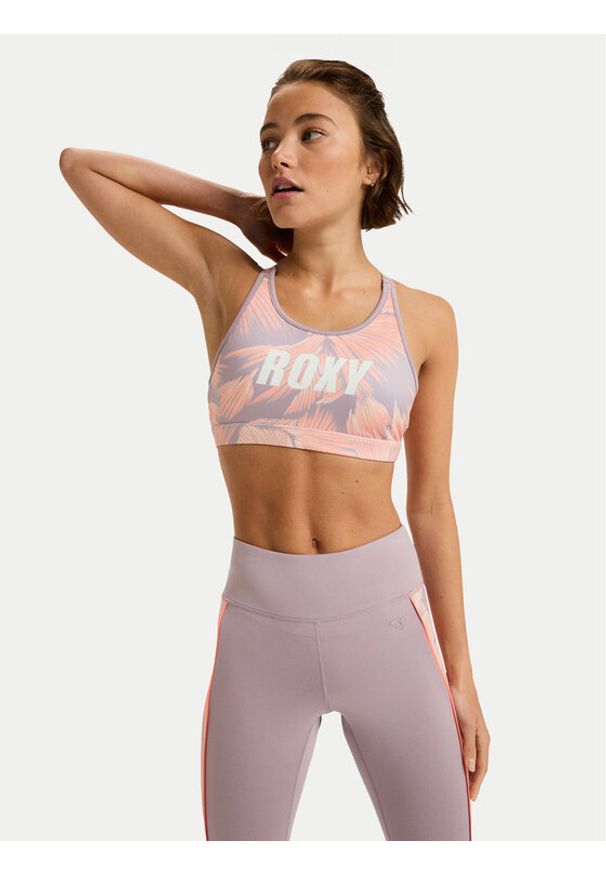 Roxy Biustonosz sportowy Everyday Flow Pt ERJKT04338 Kolorowy. Materiał: syntetyk. Wzór: kolorowy