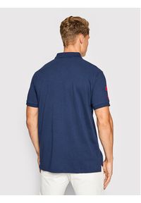 Polo Ralph Lauren Polo Ssl 710814437003 Granatowy Slim Fit. Typ kołnierza: polo. Kolor: niebieski. Materiał: bawełna #5