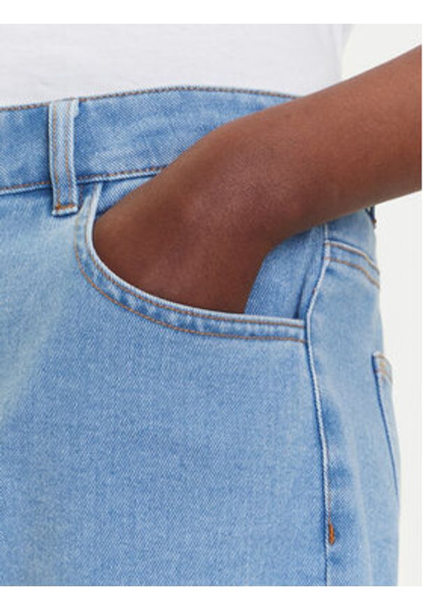 only - ONLY Szorty jeansowe Frida 15360438 Niebieski Regular Fit. Kolor: niebieski. Materiał: bawełna