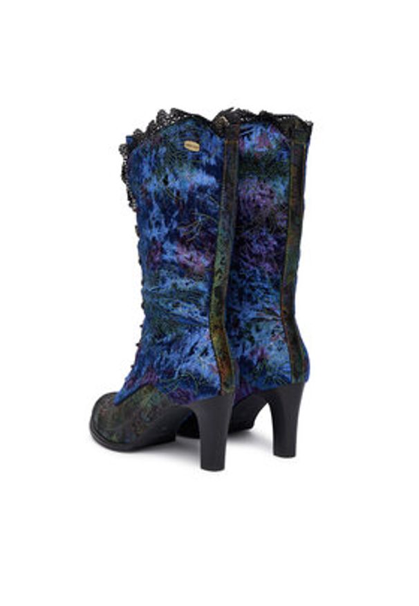 Laura Vita Kozaki Alcbaneo 351 Niebieski. Kolor: niebieski. Materiał: materiał