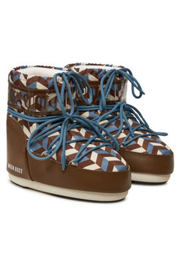 Moon Boot Śniegowce 80D1409550 Brązowy. Kolor: brązowy. Materiał: skóra