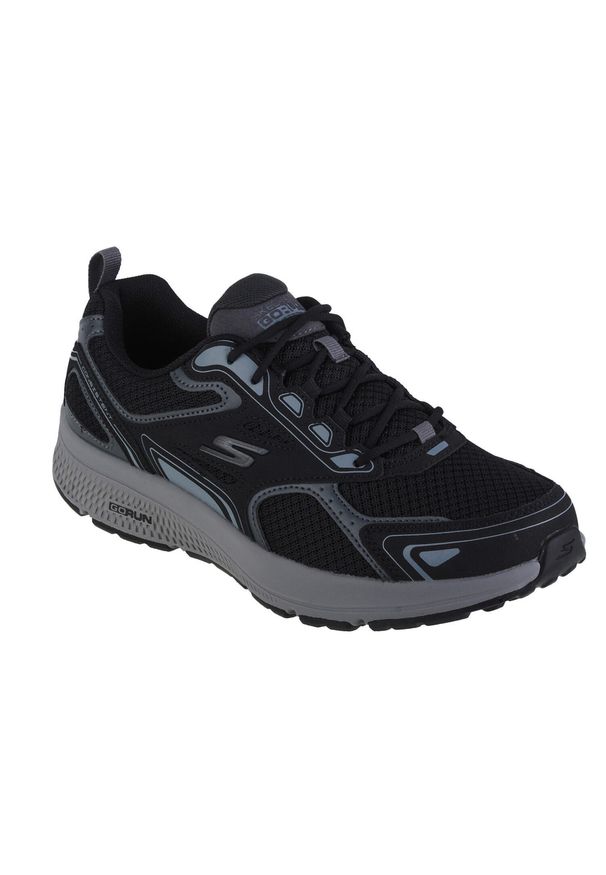 skechers - Skechers GOrun Consistent, Czarny. Okazja: na co dzień. Kolor: czarny. Materiał: materiał. Sport: bieganie, fitness