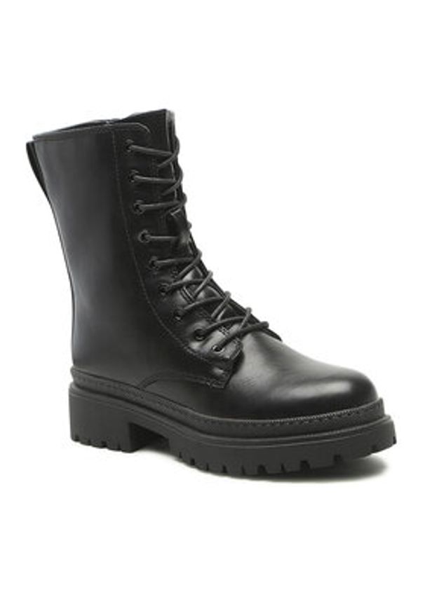 Jenny Fairy Trapery WS5680-17 Czarny. Kolor: czarny. Materiał: skóra