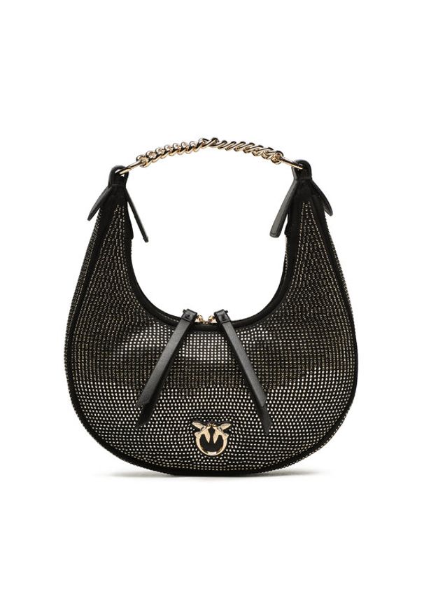 Pinko Torebka Brioche Hobo Mini AI 23-24 PLTT 101433 A159 Czarny. Kolor: czarny