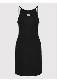Adidas - adidas Sukienka letnia adicolor Classics HC2039 Czarny Slim Fit. Kolor: czarny. Materiał: bawełna. Sezon: lato #5