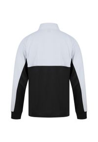 FINDEN & HALES - Męska Bluza Dresowa Z Zamkiem Błyskawicznym W Bloku Kolorystycznym. Kolor: biały, wielokolorowy, czarny. Materiał: dresówka