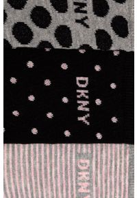 DKNY - Dkny Skarpetki (3-pack) damskie kolor czarny. Kolor: czarny #2