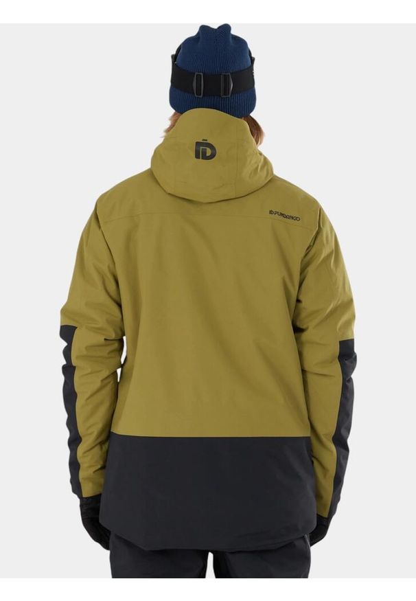 FUNDANGO - Kurtka Narciarska Męska Fundango Baily Eco Allmountain. Kolor: czarny, wielokolorowy, zielony. Sezon: zima. Sport: narciarstwo